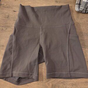 Lululemon Wunder Train High-Rise Short with Pockets 6" Carob Brown